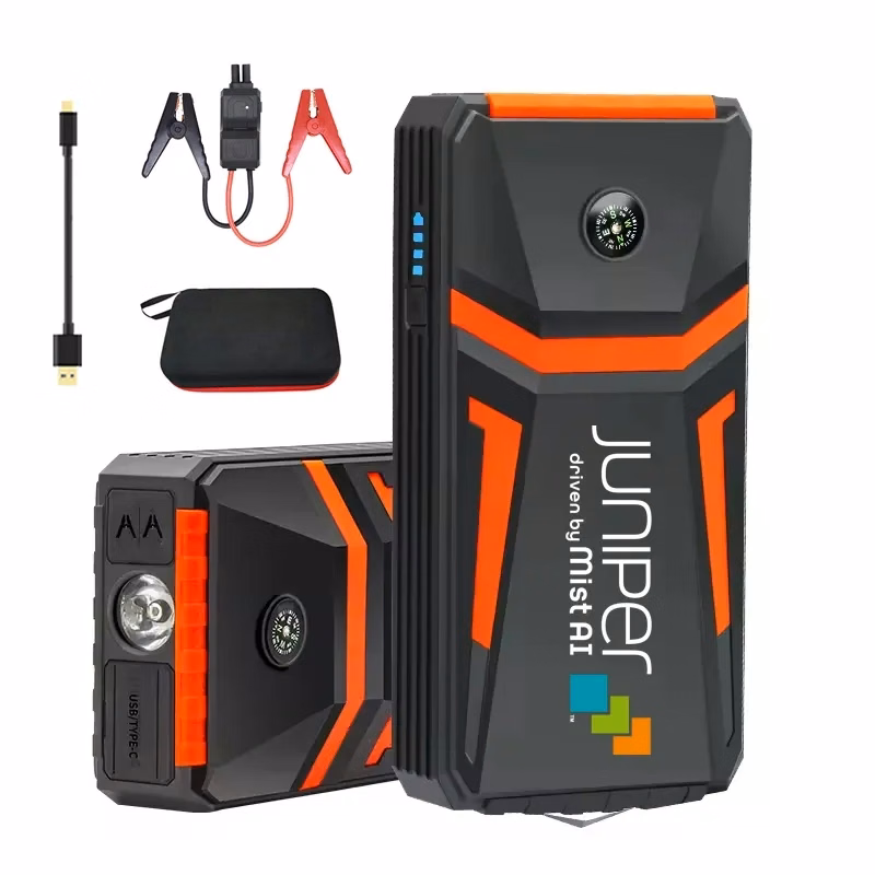 Emergency Car Jump Starter with Hummer,Compass & LED Light