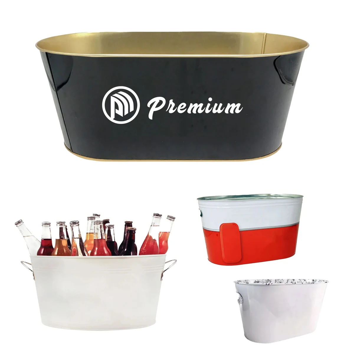 Custiomized Oval Ice Bucket 1