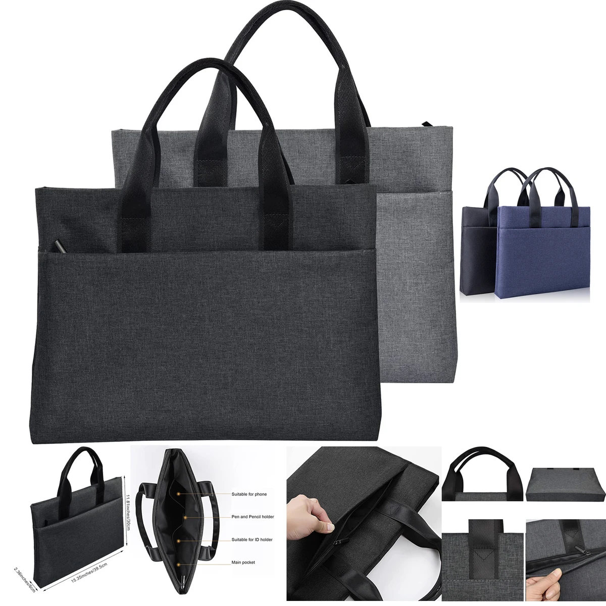 Oxford Document Bag with Handle 1