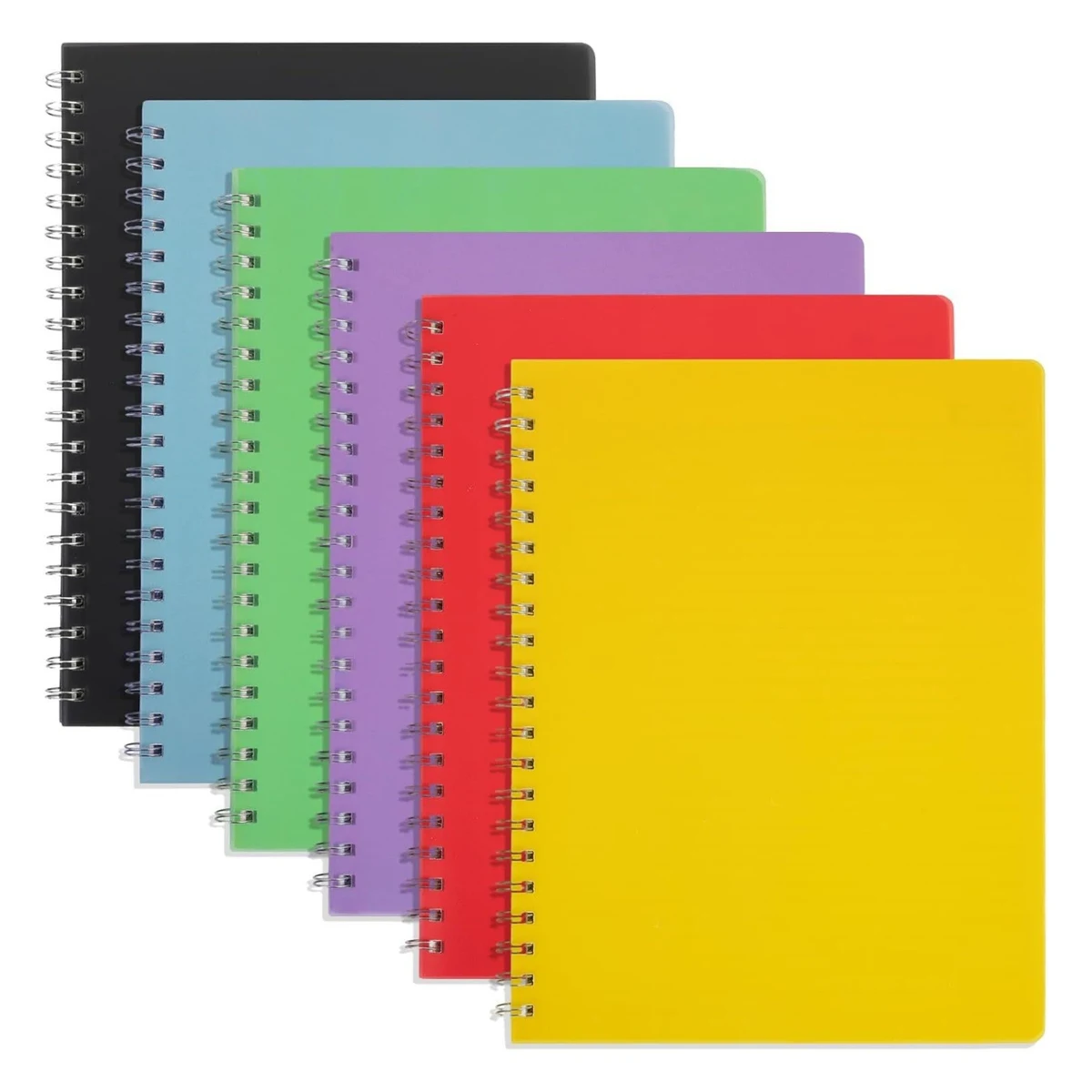 A4 80 Sheets College Ruled Notebook With Plastic Waterproof Cover 1