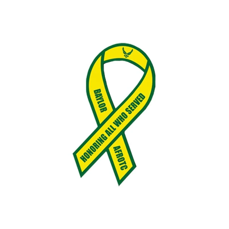 2" X 4" Awareness Ribbon Shape Vehicle Magnet 1