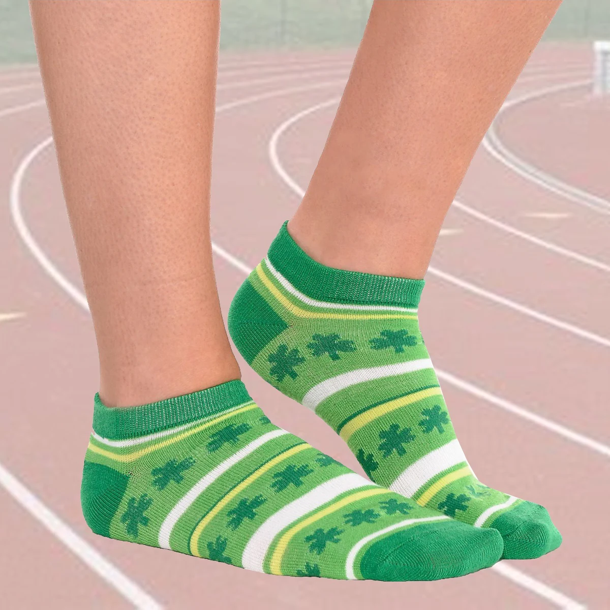 Low cut running socks w/ bottom cushion for comfortwear, 144 needles 1