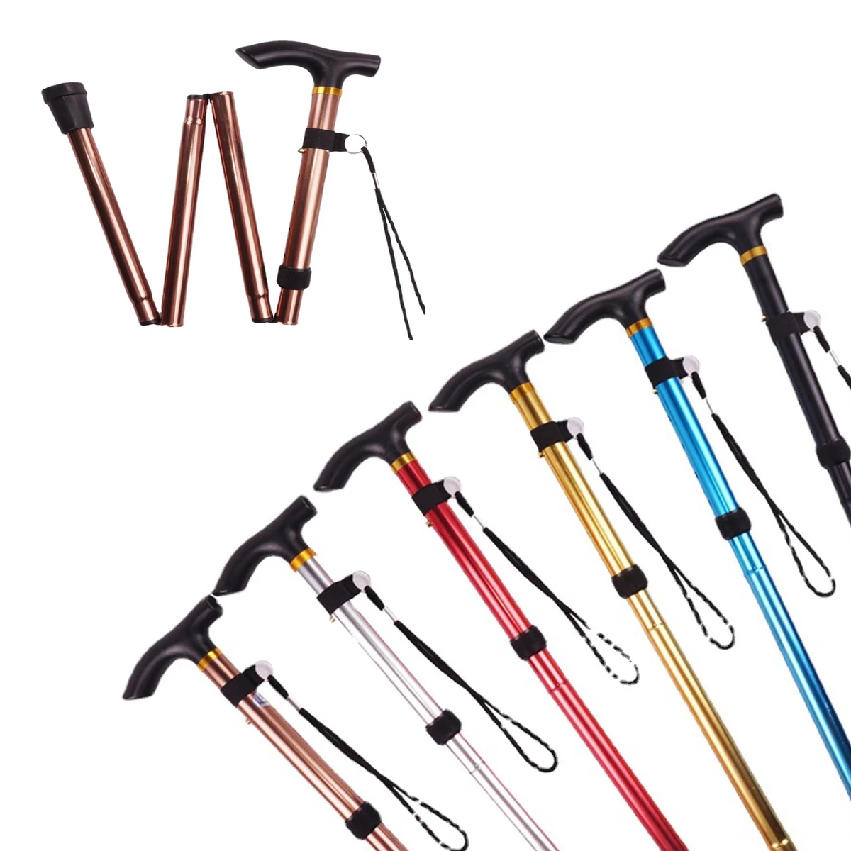 Trekking Collapsible Hiking Pole Alpenstocks 1