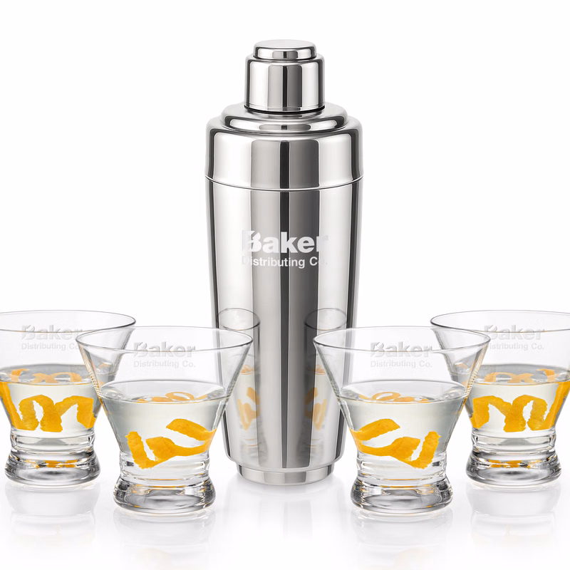 Pescara Shaker & Rideau Martini Set