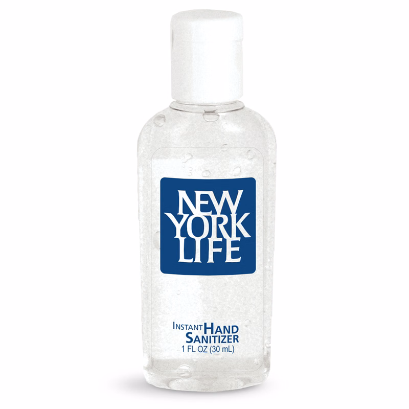 1 fl oz Instant Hand Sanitizer Gel, Oval Bottle