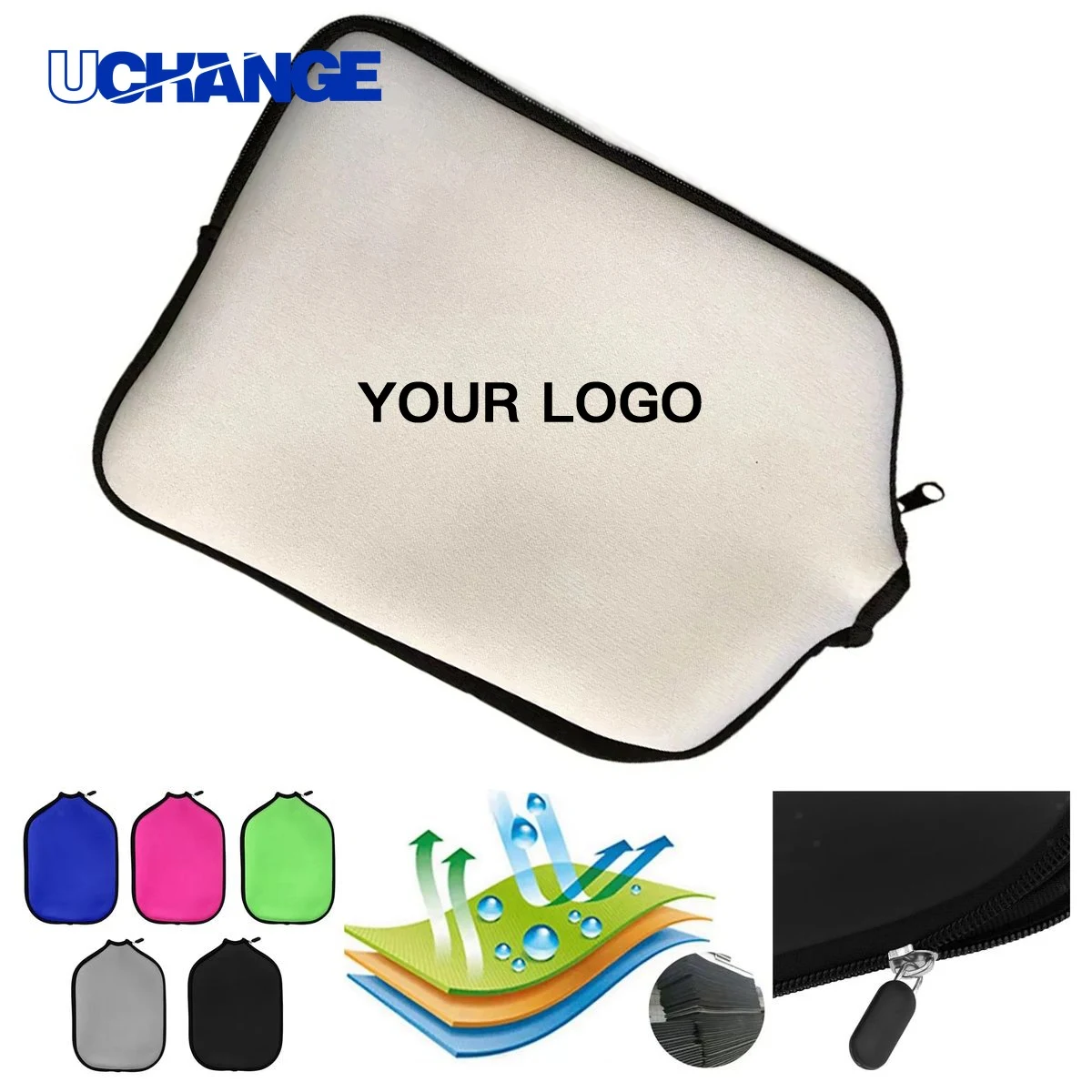 Rubber Pickleball Racket Sleeve 1