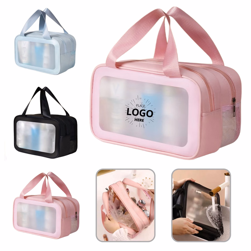 PVC Transparent Waterproof Cosmetic Bag
