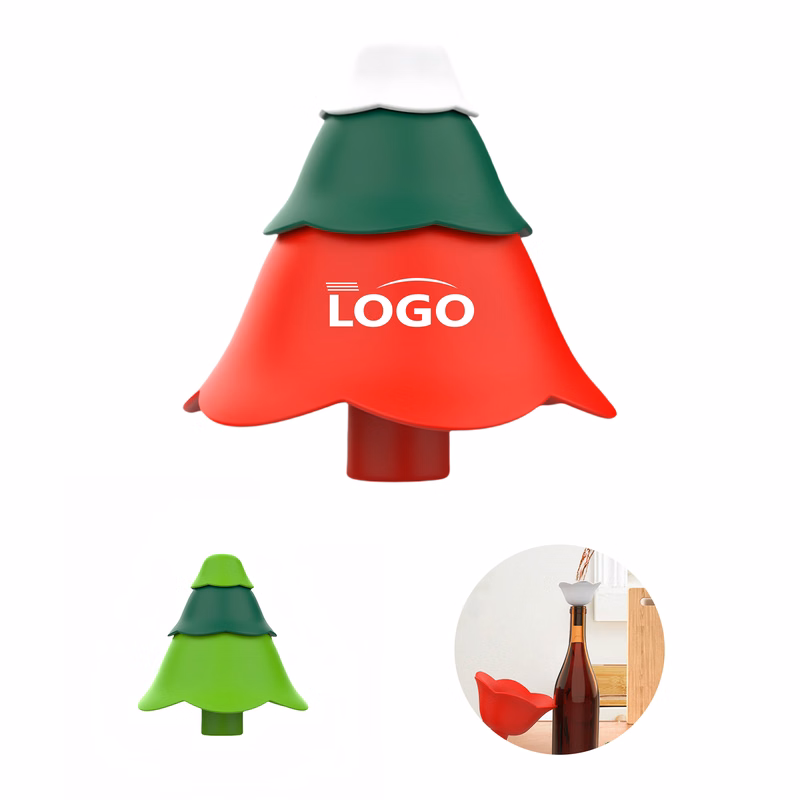 Festive Silicone Kitchen Funnels - Christmas Tree Design