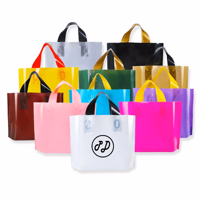 Plastic Soft Handle Shopping Gift Bag