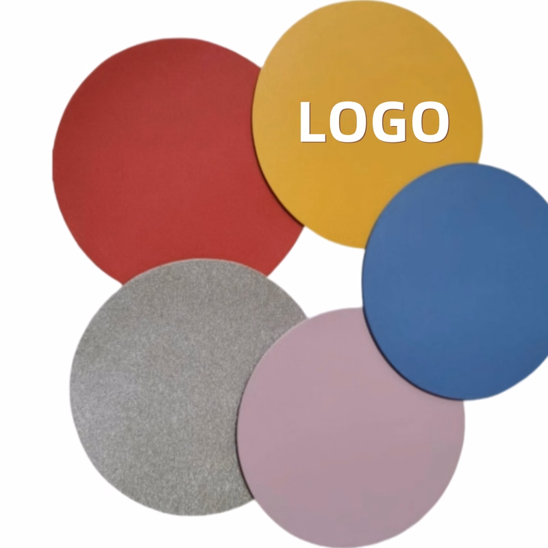 Round Leather Waterproof Coasters