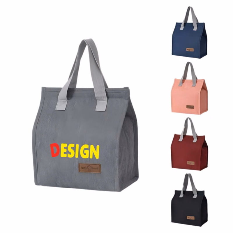 Customized Insulated Lunch Tote Bag with Cooler Lining