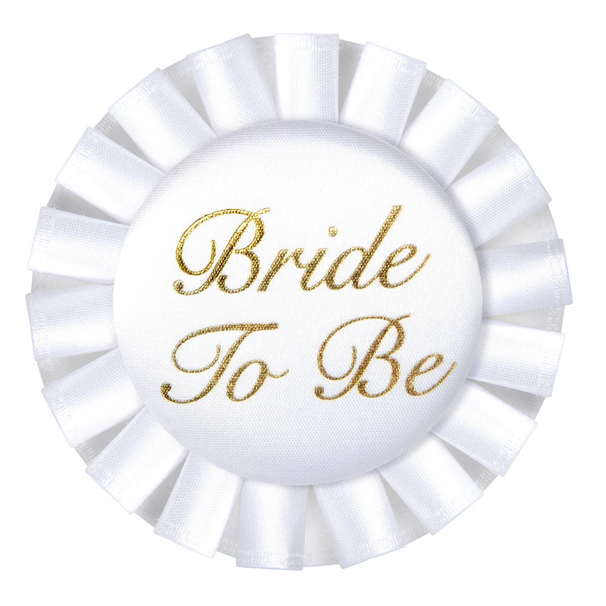 Bride To Be Satin Button 1