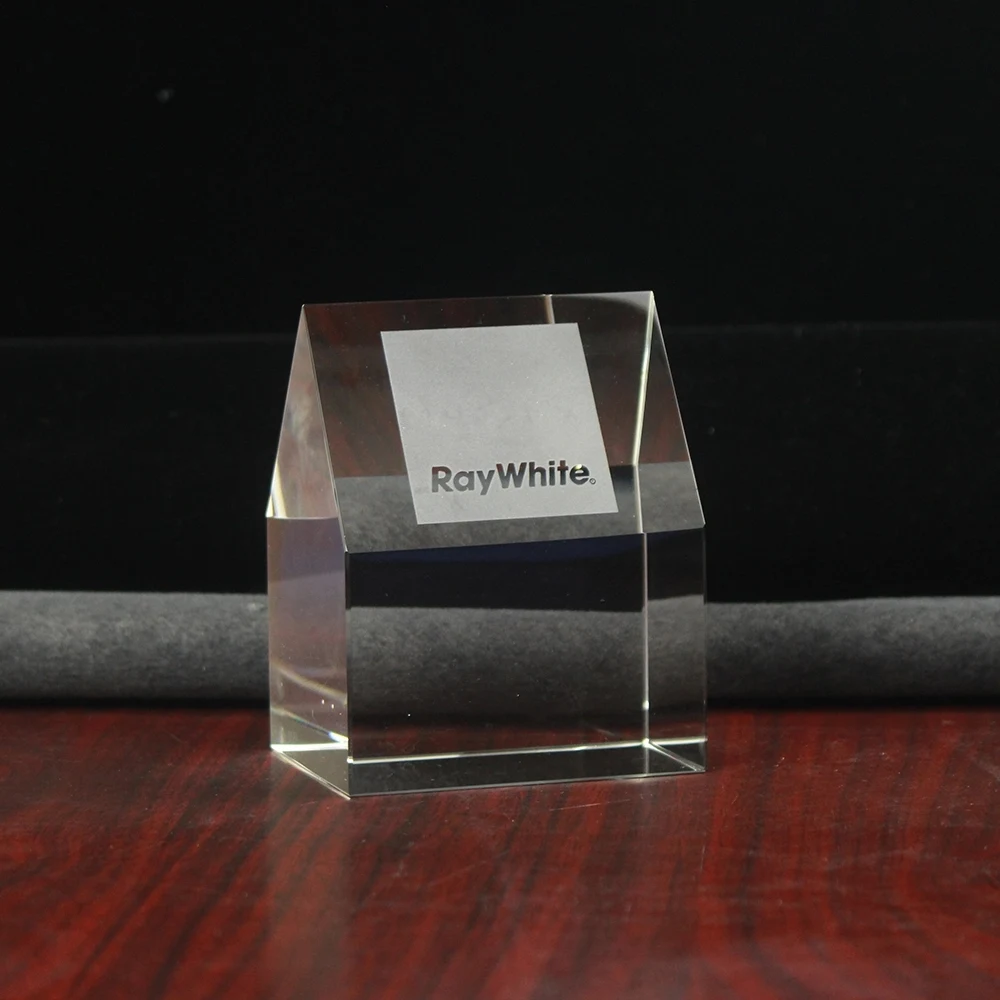 Crystal House Paperweight 1
