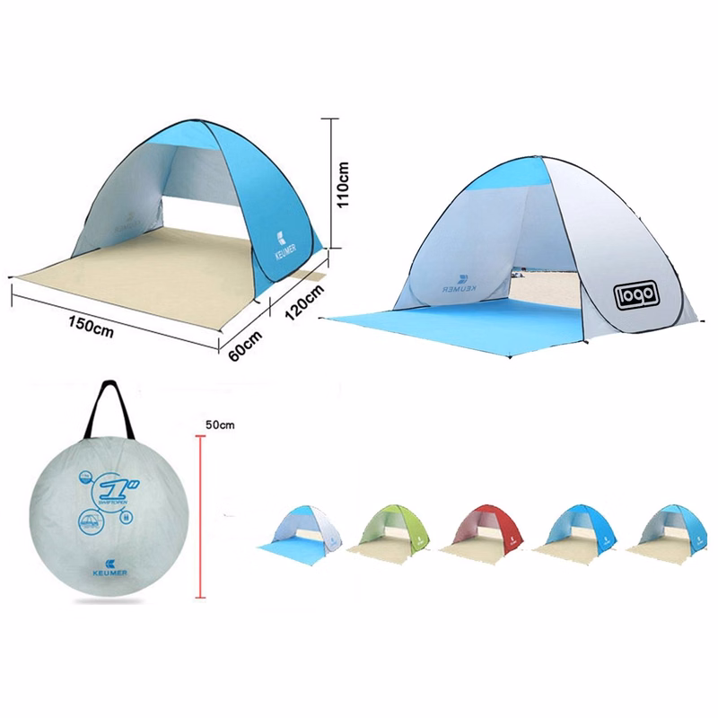 Pop Up Beach Tent-Lightweight Portable Cabana Sunshade