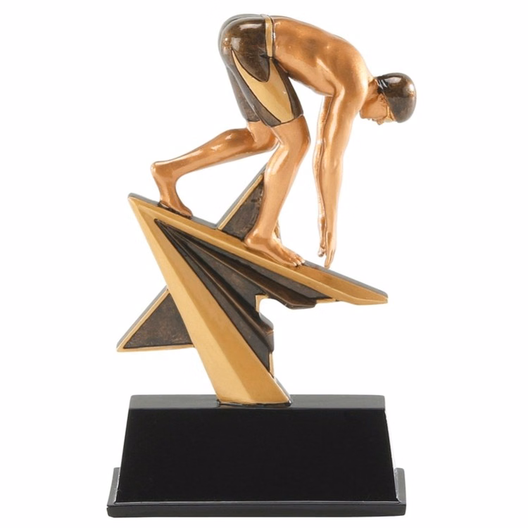 Swimming-Male Star Power Resin Figure