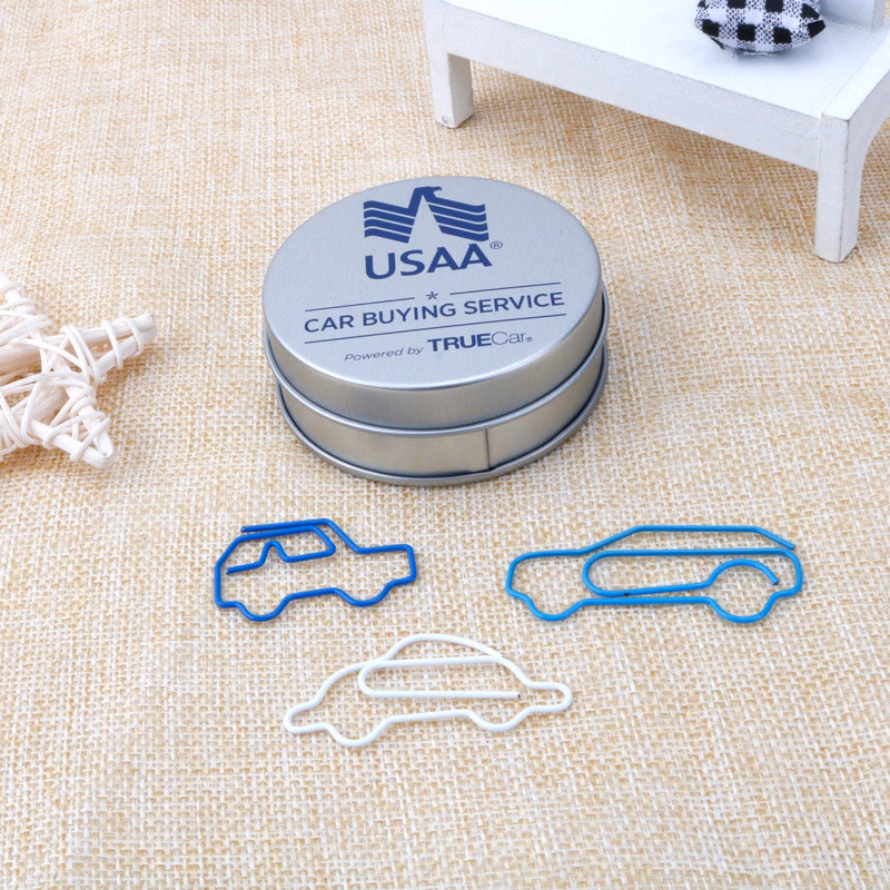 Custom Paper Clip w/Tinplate Box