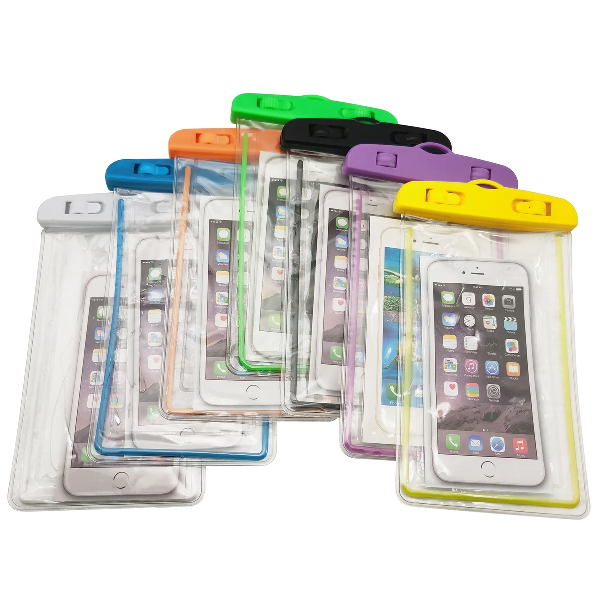 IPX8 Clear Pouch Dry Bag for Samsung Galaxy S22 Waterproof Case Bag IPX8 Outdoor Sports for Apple iP 1