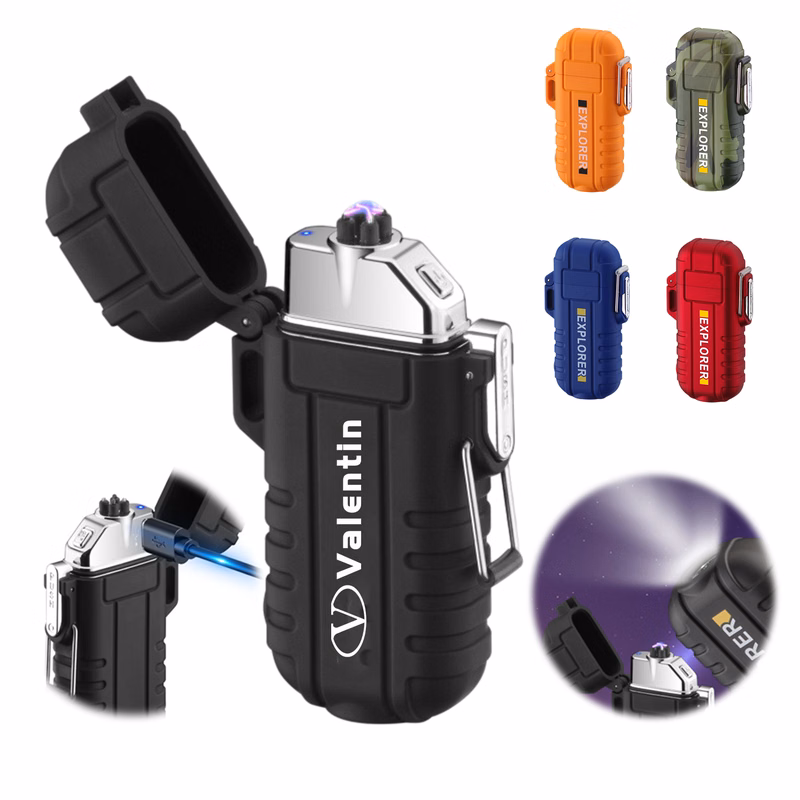 Waterproof Chargable Lighter With Led Light
