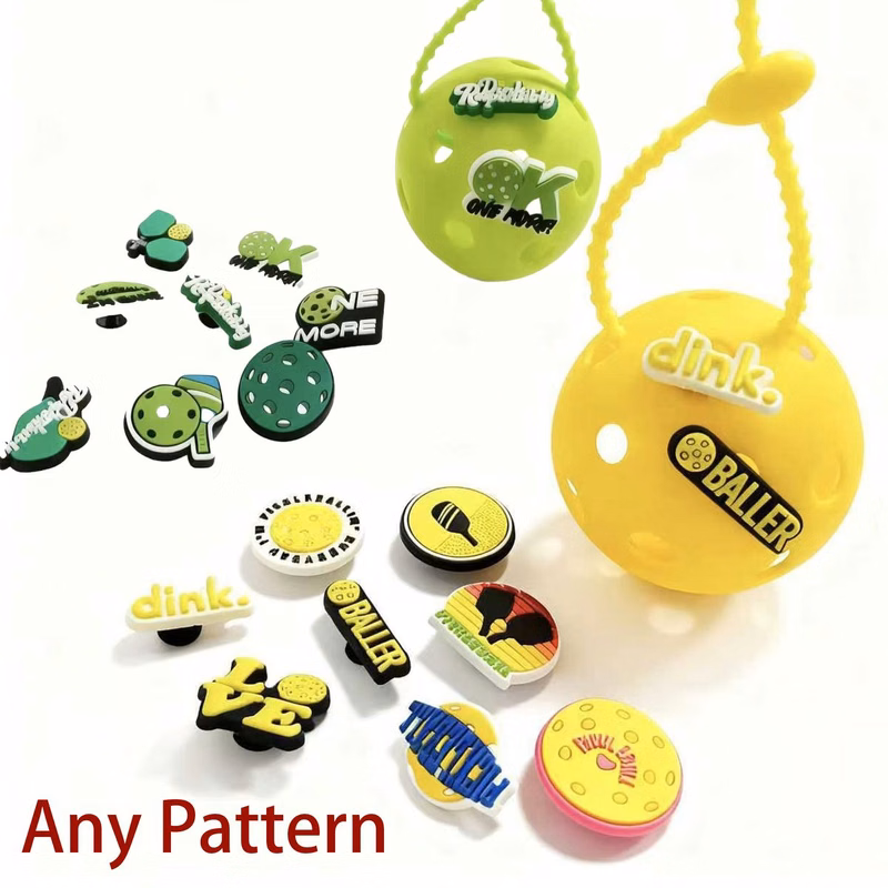 Custom Silicone Pickleball Charm Hanger