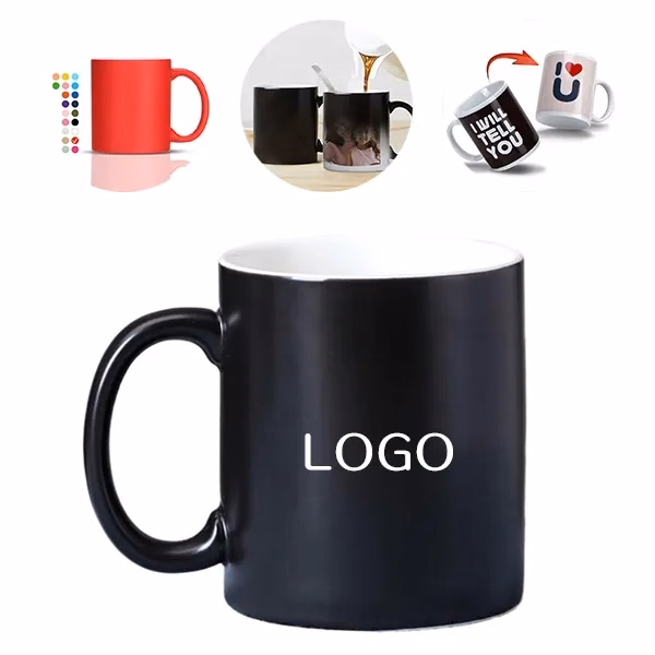 Matte Ceramic Color-Changing Mug Heat Sensitive Coffee Cup