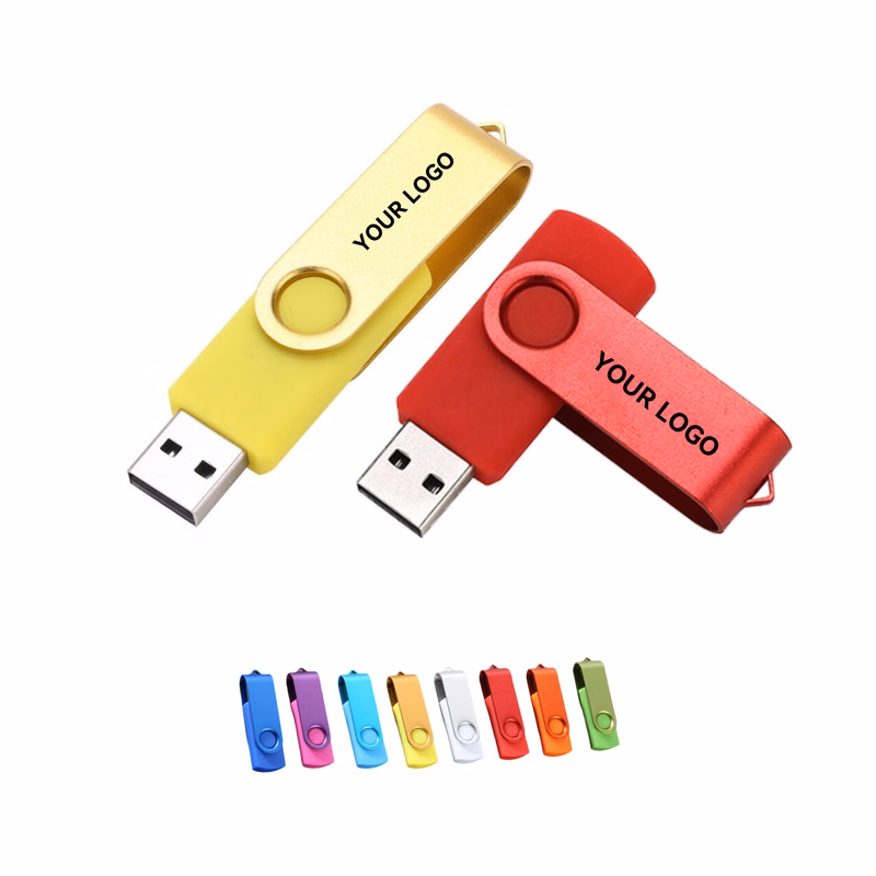 Personalized Rotating USB Drive for Convenient Storage