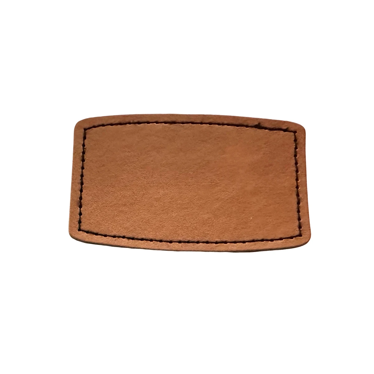 Rectangle Shape Leatherette Patch 1