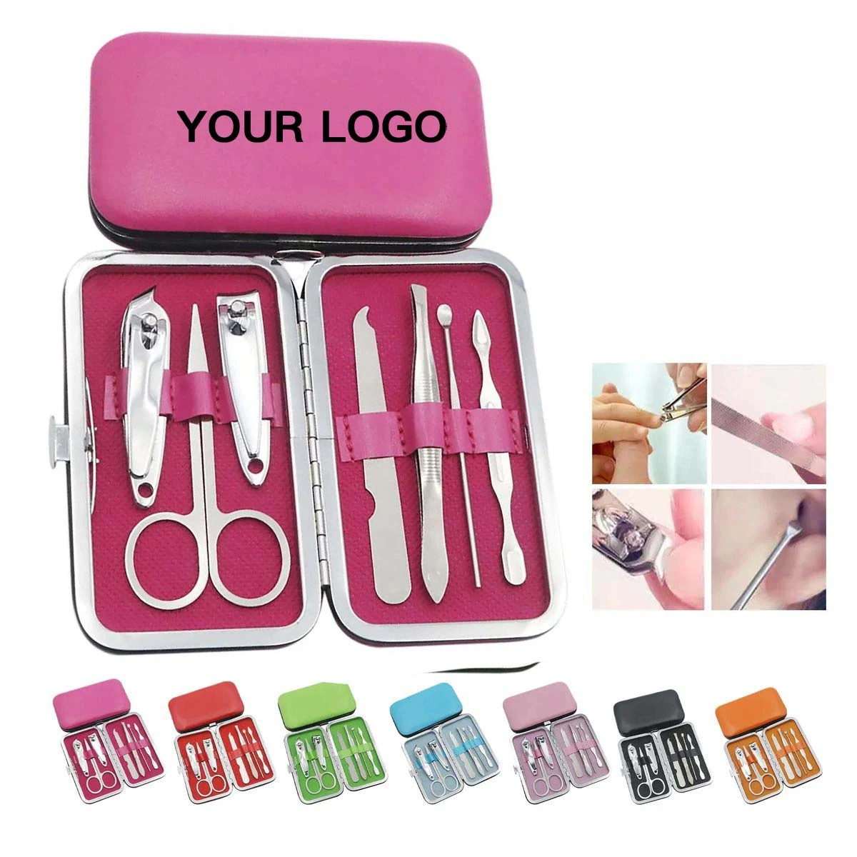 Stainless Steel Nail Clipper Kit with Travel Case 1
