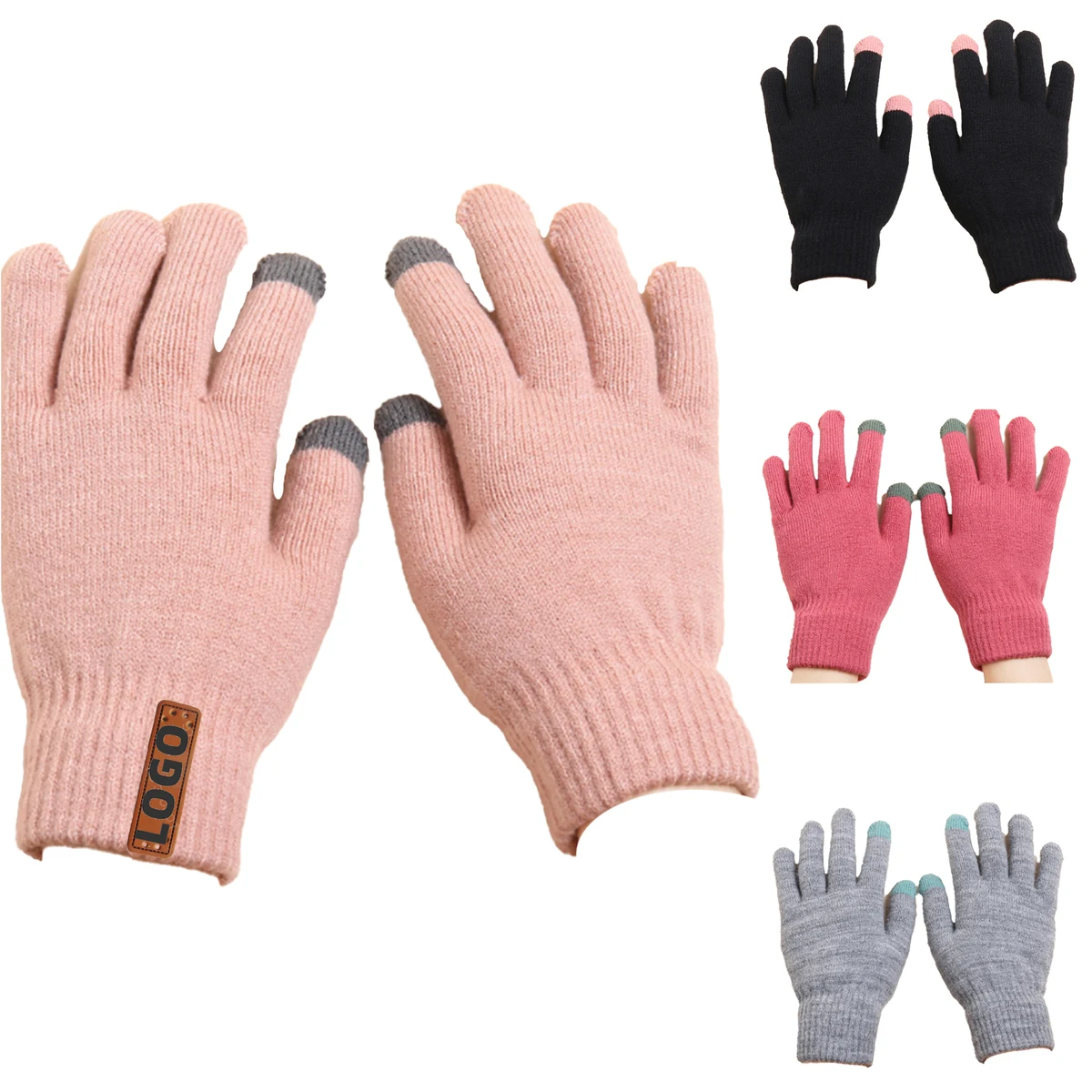 Winter Touch Screen Knit Glove 1