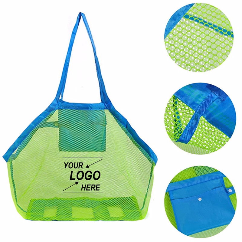 Kids' Lightweight Foldable Mesh Beach Tote