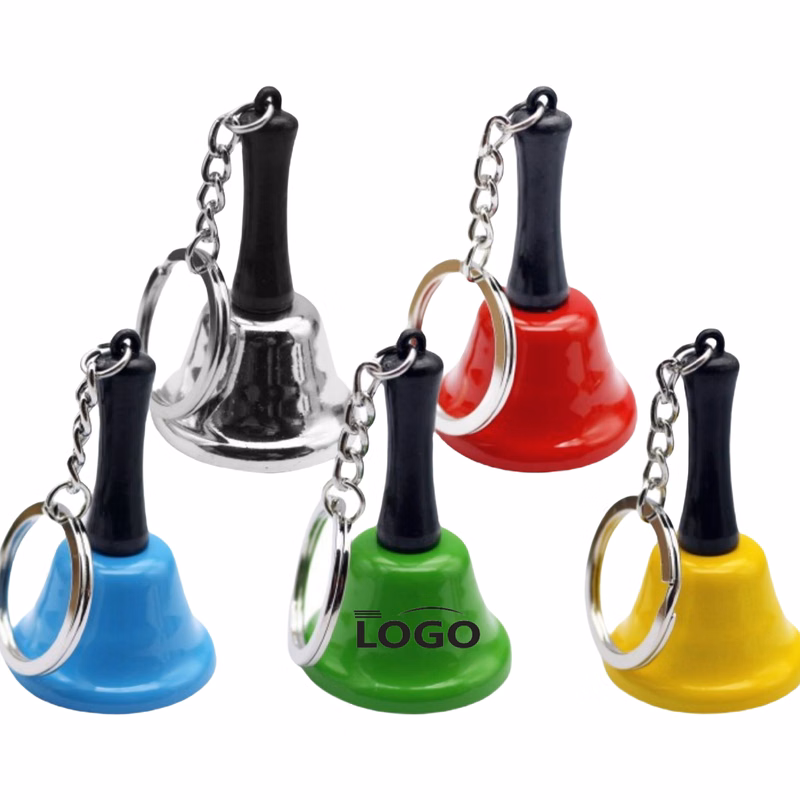 ABS Mini Metal Dinner Bell Keychain MOQ20