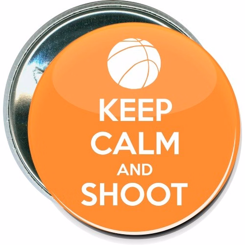 Keep Calm and Shoot, Basketball Button