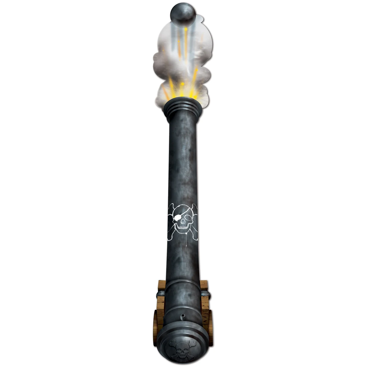 Jointed Pirate Cannon Pull-Down Cutout 1