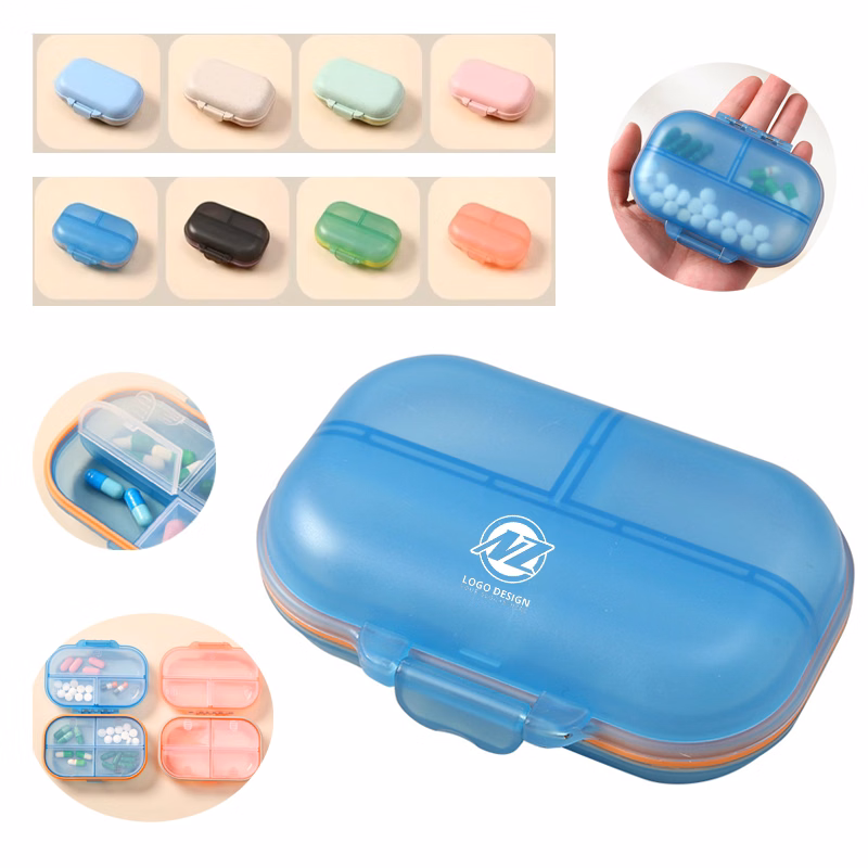 7 Compartments Travel Pill Organizer