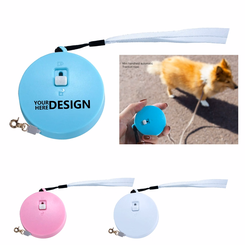 Round Plastic Case Automatic Retractable Traction Rope