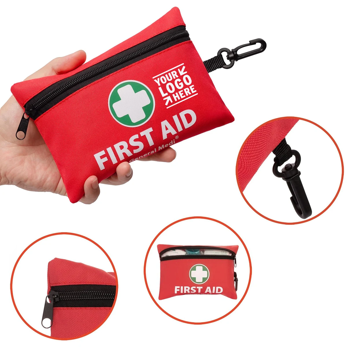 Travel Camping Medi Mini 110 Piece Small First Aid Kit Includes Emergency Foil Blanket Scissors 1