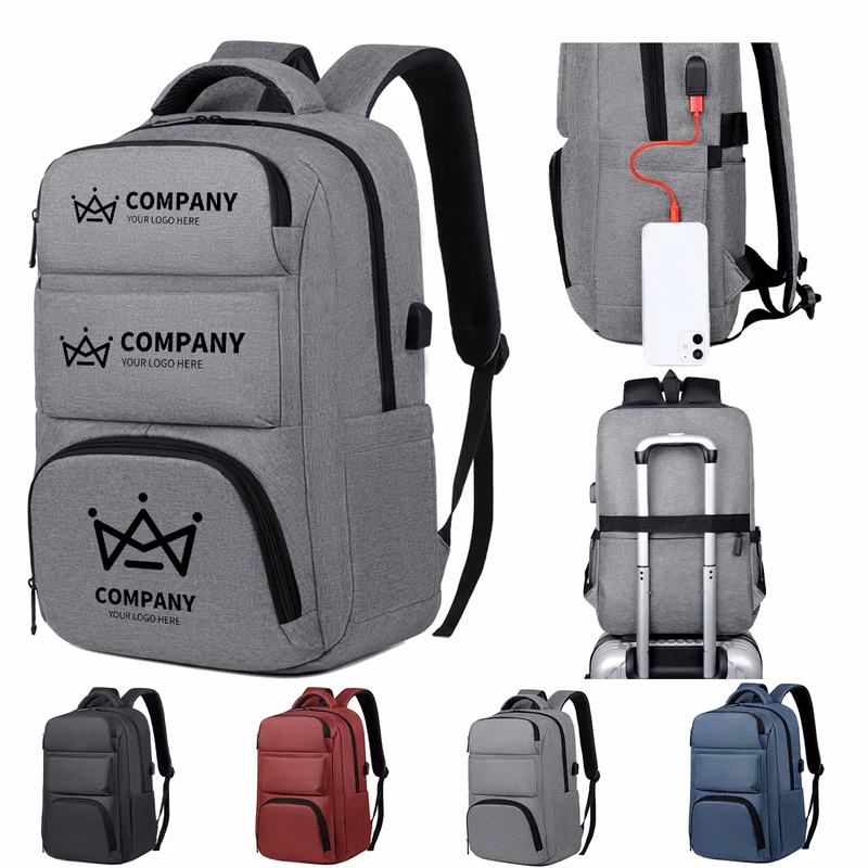 Men's USB Charging Port Large Capacity Travel Backpack
