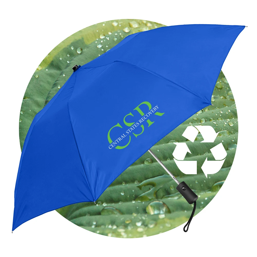 Eco-Friendly - The Enviro Spectrum Folding Umbrella - Made from Recycled Bottles 1