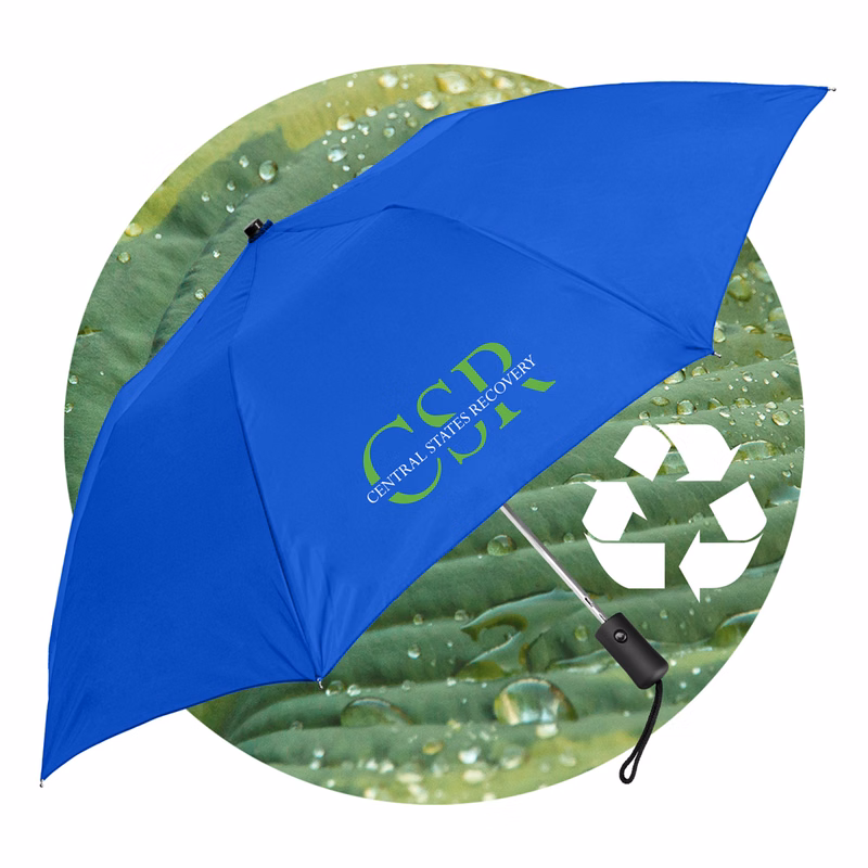 Eco-Friendly - The Enviro Spectrum Folding Umbrella - Made from Recycled Bottles