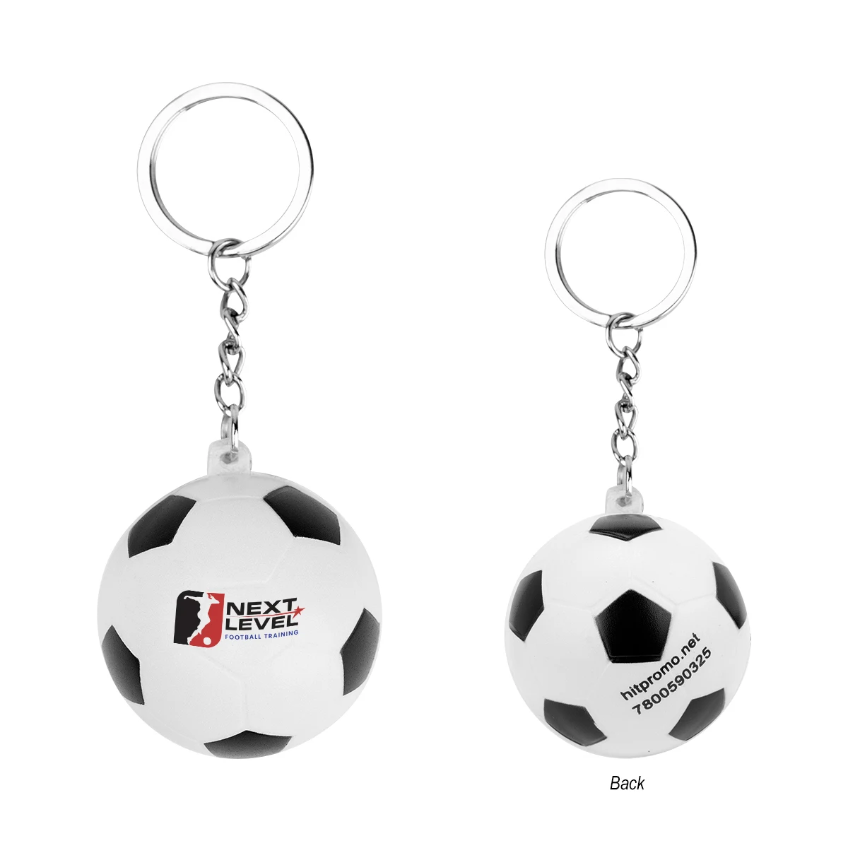 Soccer Ball Stress Reliever Keychain 1