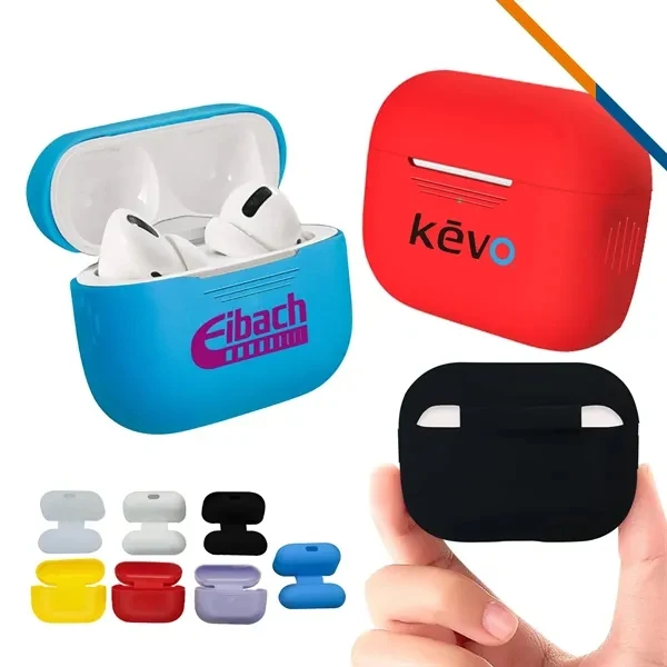 Custom Silicone Earbuds Case Asher — Fingerprint Resistant Protective Tech Gift 1