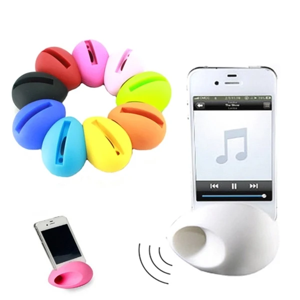 Egg-Shaped Phone Speaker Amplifier Stand 1