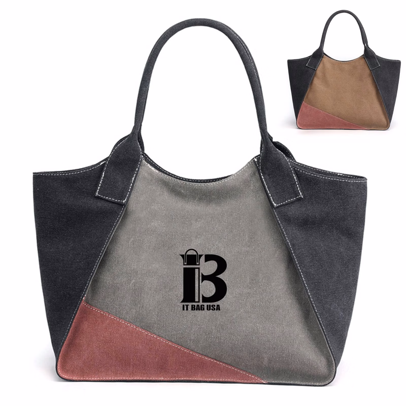 Popularity Canvas Ladies Handbag Tote Bag
