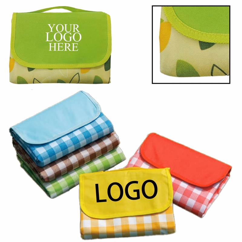Custom Printed Roll Up Picnic Blanket