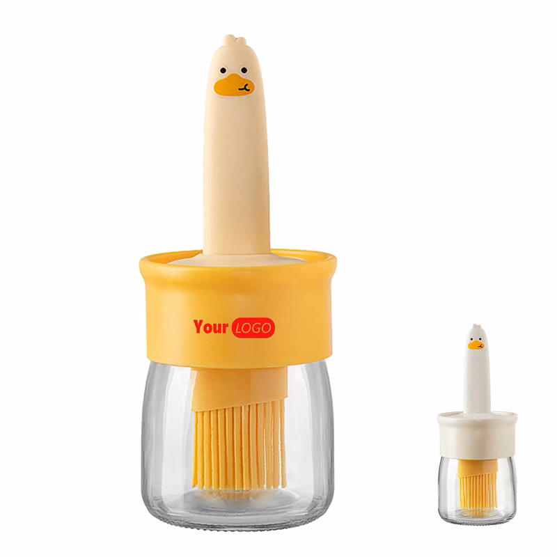 Plastic Barbecue Oil Brush Integrated Bottle