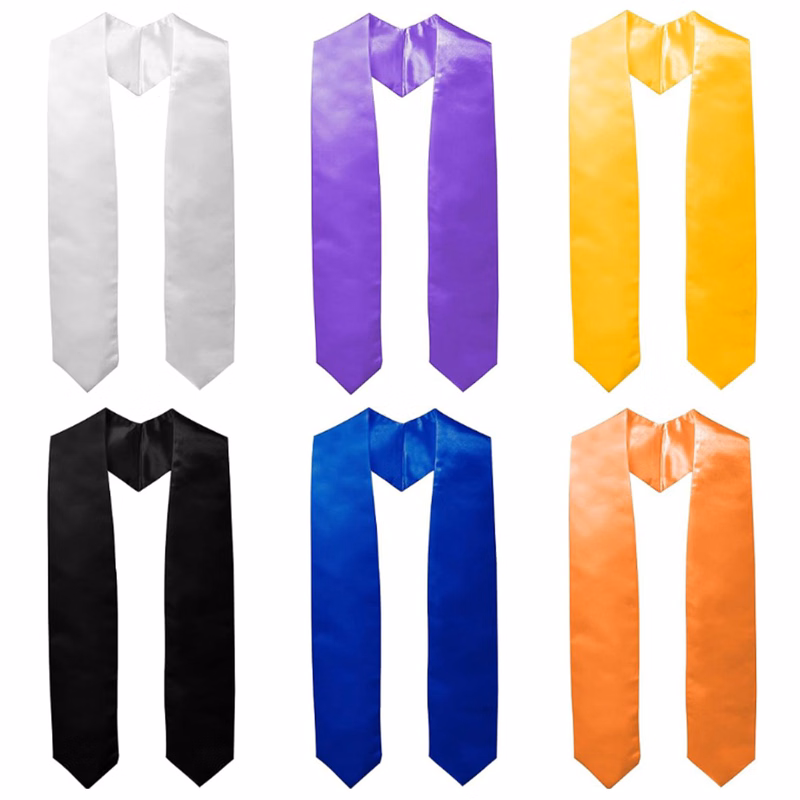 Plain Graduation Honor Stole Sash