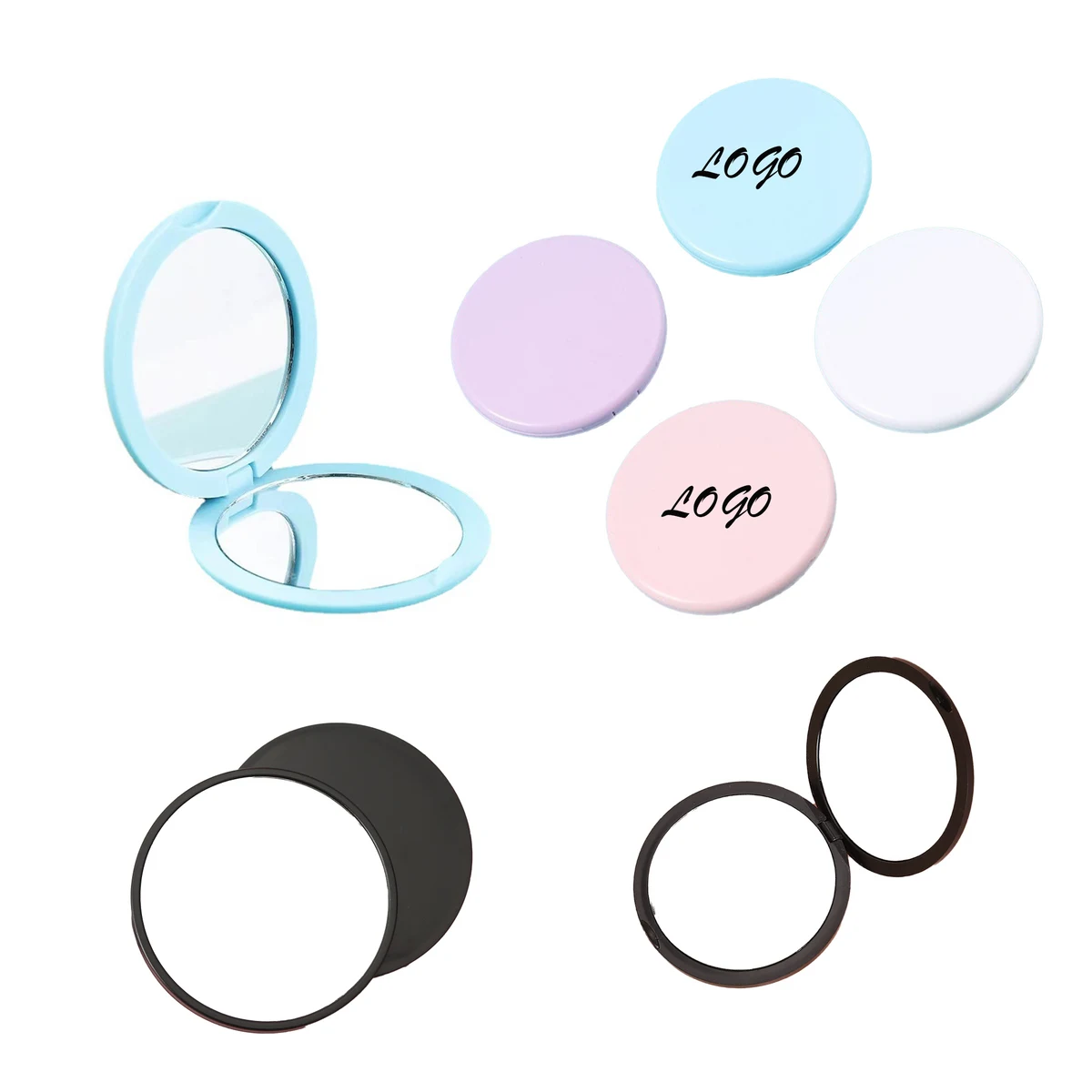 Foldable Portable Double-sided Mirror 1
