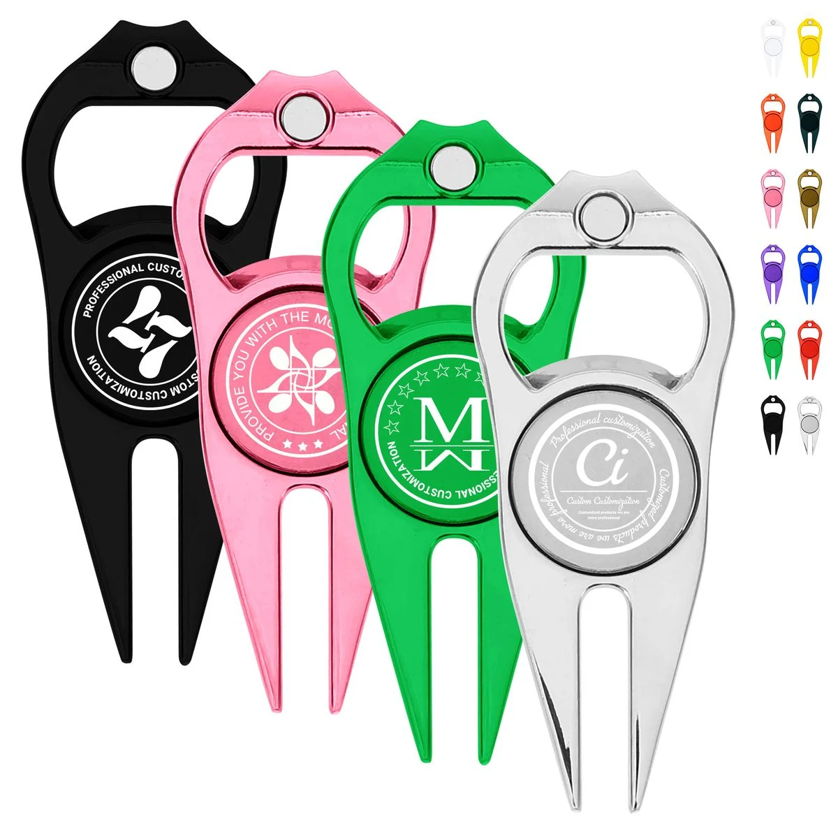 Portable Metal Golf Divot Tool 1