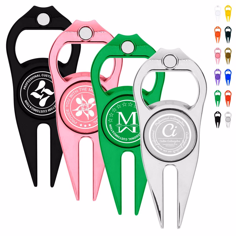 Portable Metal Golf Divot Tool