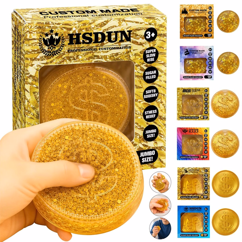 Simulation Gold Coin Slow Rising Squishy Toy