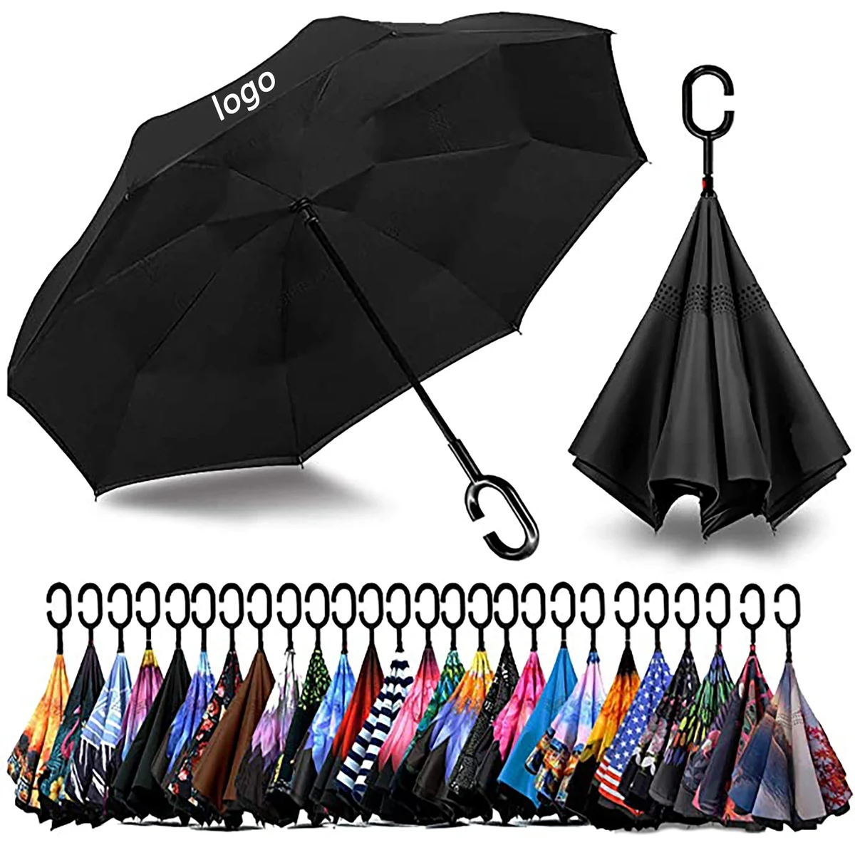 C-shaped Umbrella MOQ 50PCS 1